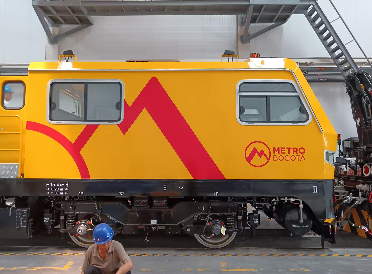 中車首批多功能軌道車發(fā)往哥倫比亞，深盟新材料攜手國際油漆提供整體涂裝涂料解決方案